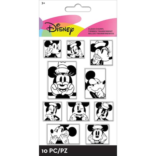 EK Success&#xAE; Disney&#xAE; Mickey &#x26; Minnie Clear Stamp Set